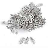 Maxbell 7xNumbers Alloy Pendant Charm