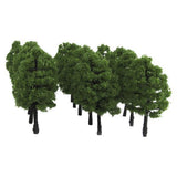 Maxbell 8x20x Model Trees Scenery 1:100 HO Scale Tree Landscape Layout Dark Green