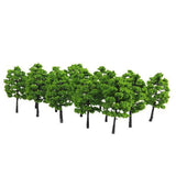 Maxbell 8x20x Model Trees Scenery 1:100 HO Scale Tree Landscape Layout Green