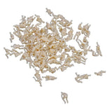 Maxbell 6xModel Train Unpainted Seated People Passangers Figures 1.5cm