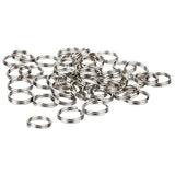Maxbell 30xSplit Key Rings 1.2 x 12mm 100pcs Silver
