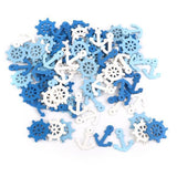 Maxbell 3xAnchor and Helm Wood Pendants Beads for Necklace DIY 100pcs Mixed Color