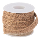 Maxbell 8xBurlap Hessian Woven Ribbon Rope Cord String Wedding Gift Bow Wrapping C