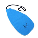 Maxbell 3xDeerskin Flocking Cleaning Wiping Cloth for Music Wind Instruments Blue
