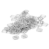 Maxbell 6x100pcs Metal Bra Strap Adjuster Slider/ Hooks Lingerie Sewing 10mm 8 Shape