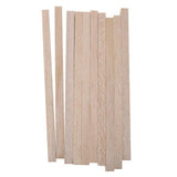 Maxbell 8x10pcs Natural Wood Sticks DIY Hobby Craft 10x10mm