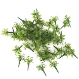 Maxbell 6x50pcs Green Scenery Landscape Model Grass Ground Cover 1:42-1:60 4.5cm