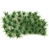 Maxbell 7x50pcs Green Scenery Landscape Model Sword Grass 1:100-1:200 Assembly Parts