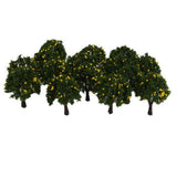 Maxbell 2x20pcs Model Train Green Fruit Trees Garden Street Layout Scale 1/300 4CM