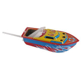Maxbell 6xClassic Candle Powered Speed Boat Ship Tin Toys Water Handmade Decorations