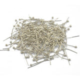 Maxbell 3x200pcs 20mm Silver Plated Ball Pins Headpins for Jewelry Craft Findings