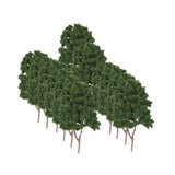 Maxbell 8x20 Dark Green Model Tree N Scale Train Layout Wargame Scenery Diorama 7.5cm