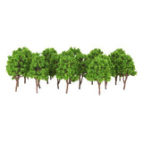 Maxbell 5x20x Plastic Model Trees N Scale Train Layout Wargame Scenery Diorama 7.5cm