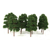 Maxbell 6x10PCS Model Trees Train Railway Wargame Diorama Architecture Layout HO Scale