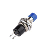 Maxbell 3xMini Momentary Push Button Switches Push on Release off Pack of 10 Blue