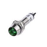 Maxbell 6x10 Pcs 24V DC 8mm Power Indicator Signal Light XD8-1 Led Light Bulb Green