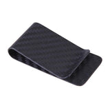 Maxbell 24xReal Carbon Fiber Money Clip Matte Black Credit Card Holder Money Wallet