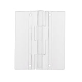 Maxbell 4x10pcs 45x38mm Clear Acrylic Plastic Folding Door Piano   Hinges