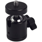 Maxbell 4x1/4" Screw Tripod Ball Head Bracket Holder Mount Ballhead for DSLR Camera