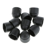 Maxbell 4x10pcs/set M10 Black Dome Bolt Nut Protection Caps Cover Hexagon Screws