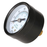 Maxbell 2x1/8" 0-160 PSI  Air Compressor Hydraulic Pressure Gauge Oil Meter 1.58" Dia