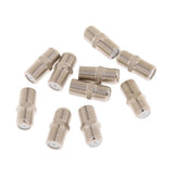 Maxbell 2x10X RG6 RG59 F Type Copper Female to Female Barrel Coaxial Coax Coupler