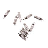 Maxbell 2x10x F Type Female to RCA Male Coax Coaxial Cable Audio Adapter Connector