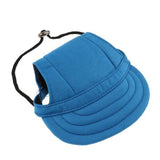 Maxbell 2xDog Baseball Hat Pet Kitten Canvas Sport Sunbonnet Hat Blue M