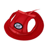 Maxbell 2xPet Dog Cat Kitten Princess Mesh Strap Hat Cap Sunbonnet Size M - Red