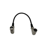 Maxbell 5x3Pin XLR Right Angle 90 Degree Female to Male Mic Cable Connector