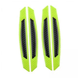 Maxbell 2x4Pcs Auto Car Door Reflective Strip Waterproof Safety Sticker Green Black