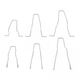 Maxbell 2xHeadlamp Dip Dipped Beam Head Lamp Bulb Retaining Spring Clip H1 H4 H7