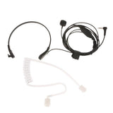 Maxbell 2x2 Way Talk Headset PTT Mic Acoustic Tube Earpiece for Motorola T-Series
