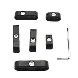 Maxbell 2xBlack Car Spark Plug Wire Cable Divider 7/8mm Universal For Chevy Ford Mopar