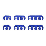 Maxbell 3xBlue Spark Plug Wire Cable Dividers 7mm 8mm 9mm Universal Fit For Chevy Ford