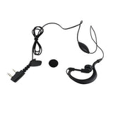 Maxbell 28x2-pin K Type Hanging Earphone with Microphone for Baofeng Walkie Talkie