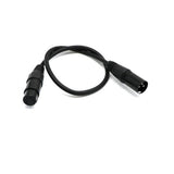 Maxbell 7x5-Pin Female to 3-Pin Male XLR Turnaround DMX Adapter Cable