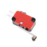 Maxbell 3x V-156-1C25 Micro Limit Switch Long Hinge Roller Lever Arm Open SPDT 15A