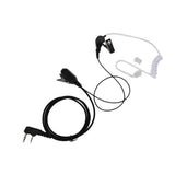 Maxbell 2x2-pin Covert Acoustic Tube Earpiece Headset for Kenwood Wouxun Baofeng