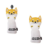 Maxbell 2 Pieces Golf Driver Head Cover PU Leather 400cc Woods Stylish Protectors