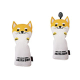Maxbell 2 Pieces Golf Driver Head Cover PU Leather 400cc Woods Stylish Protectors