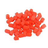 Maxbell 2x100x Plastic Car Bike Motorcycle Truck wheel Tire Valve Stem Caps HOT Red