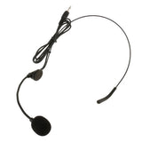 Maxbell 2xEar Hook Omni-Directional Boom Head Worn Microphone  3.5mm Straight Angle
