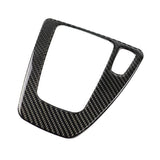 Maxbell 2xCarbon Fiber Gear Shift Panel Decorative Trim For  E90 E92 E93 05-12