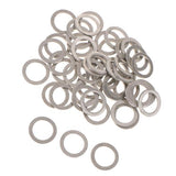 Maxbell 2x50Pcs M14 Aluminum Alloy Oil Drain Plug Crush Washers Gaskets for Hyundai