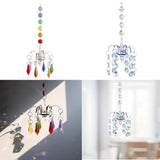 Maxbell 2 Pieces Crystals Ball Prisms  Hanging Ornament Rainbow Maker for Garden