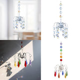 Maxbell 2 Pieces Crystals Ball Prisms  Hanging Ornament Rainbow Maker for Garden