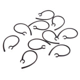 Maxbell 2x10 Pieces Ear Hooks Loop Clip Replacement for Bluetooth Headset 5.6mm E Black