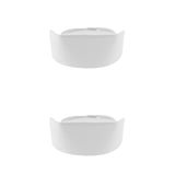 Maxbell Nurse Hat Fancy Dress Costume Party Accessory Nurse Caps White Thick+Thin
