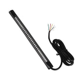Maxbell 2xMotorcycle Flexible Integrated 48-LED Brake Tail Turn Signal Light Strip